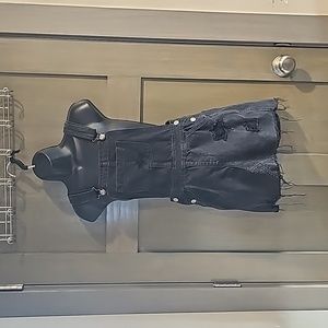 Hollister Distressed Denim Overalls